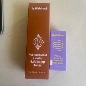 NIB By Wishtrend | Mandelic Acid and Gentle Exfoliating Toner & Night Cream Set